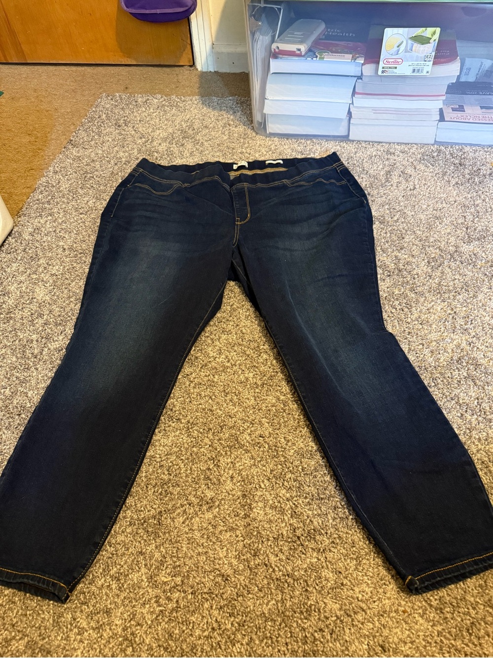 Wonderly Dark Indigo Pull OnSkinny Women’s Jeans